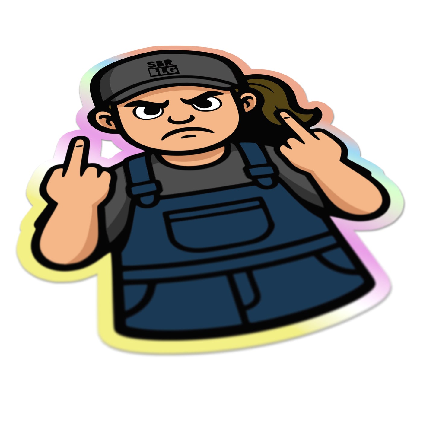 STICKER | ANGRY SCHRAUBERIN HOLO