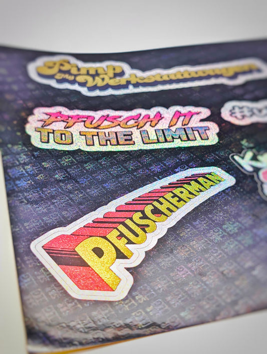 STICKERBOGEN | PIMP MY WERKSTATTWAGEN